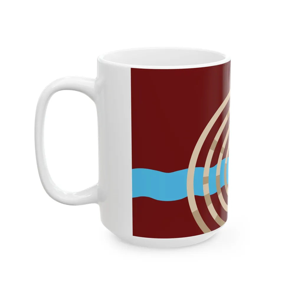 Flag of Lockport Illinois (United States) White Coffee Mug - Go Mug Yourself