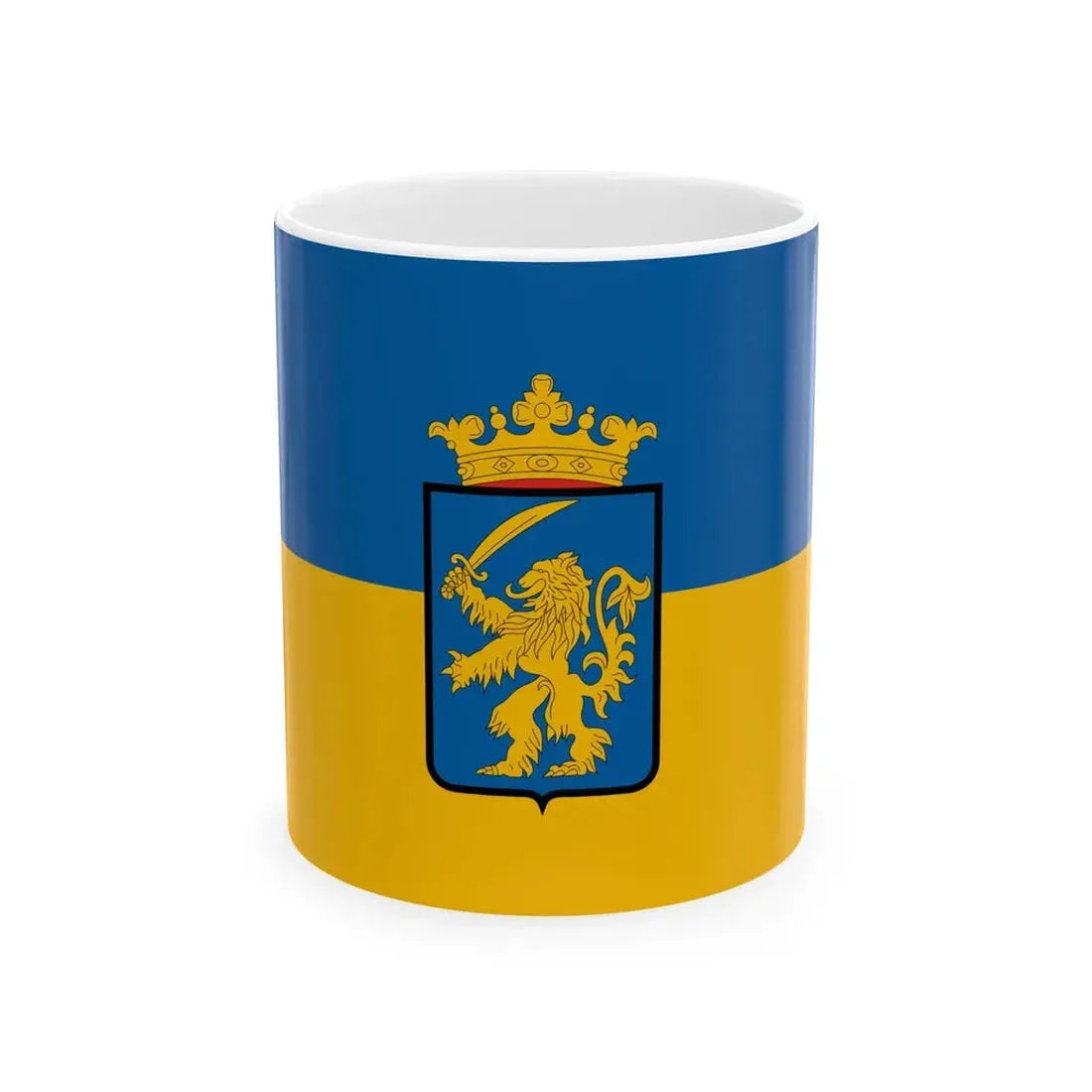 Flag of Locs (Hungary) White Coffee Mug 11oz - Go Mug Yourself