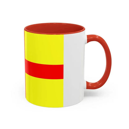 Flag of Lodi Italy - Accent Coffee Mug - Go Mug Yourself