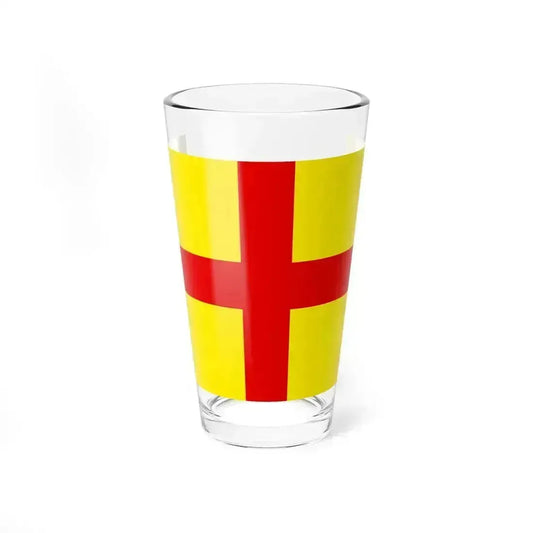 Flag of Lodi (Italy) Pint Glass 16oz 16oz - Go Mug Yourself