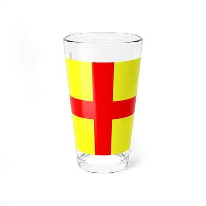 Flag of Lodi Italy - Pint Glass 16oz 16oz - Go Mug Yourself