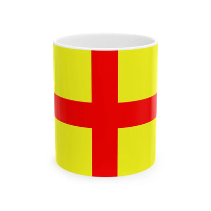 Flag of Lodi Italy - White Coffee Mug-11oz-Go Mug Yourself