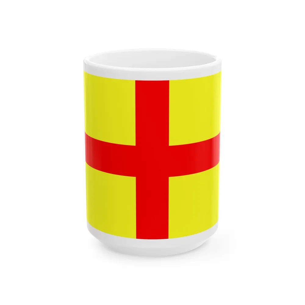 Flag of Lodi Italy - White Coffee Mug-15oz-Go Mug Yourself