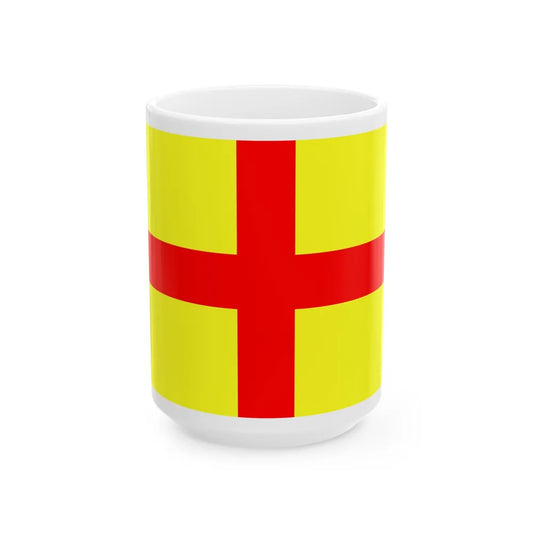 Flag of Lodi Italy - White Coffee Mug-15oz-Go Mug Yourself