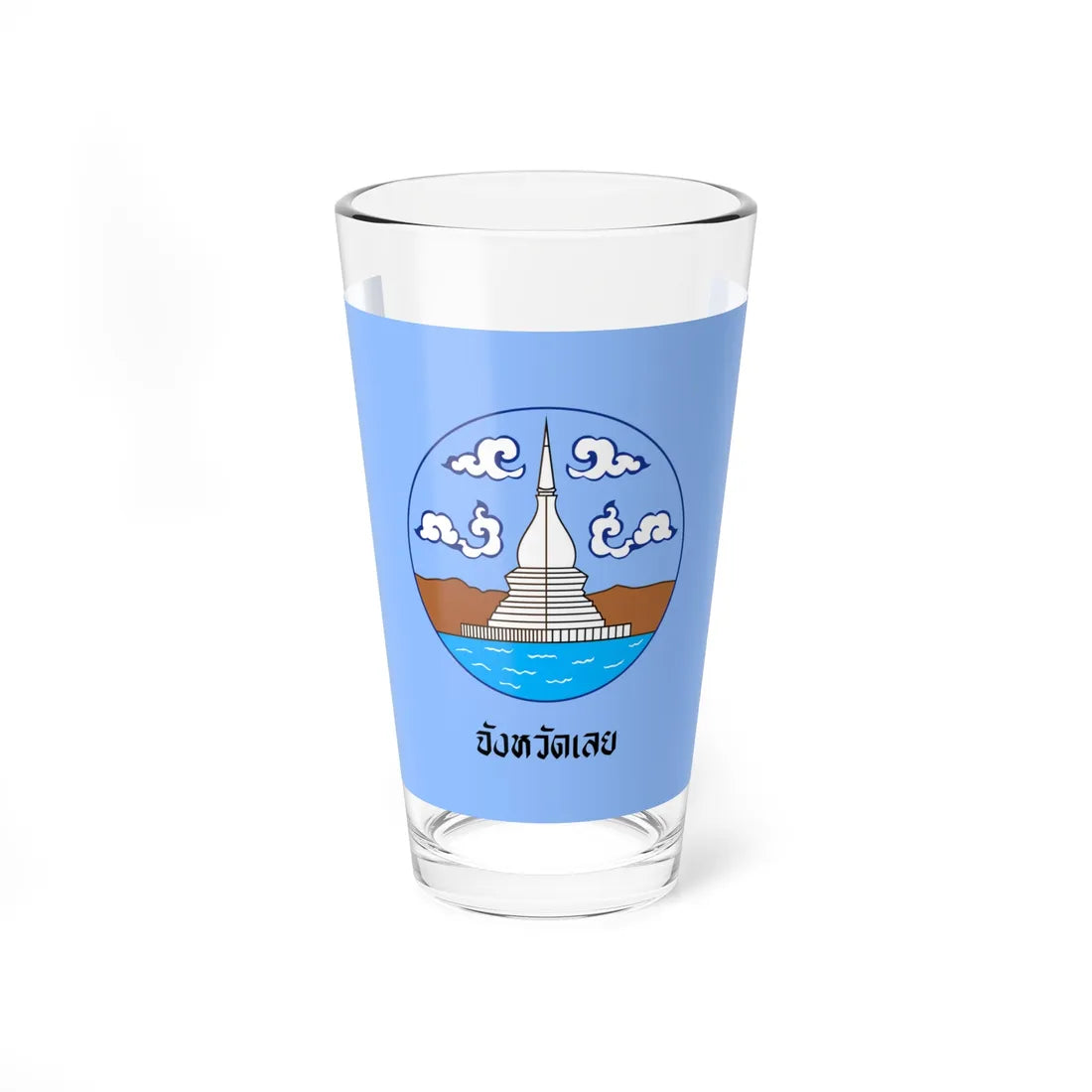 Flag of Loei (Thailand) Pint Glass 16oz 16oz - Go Mug Yourself