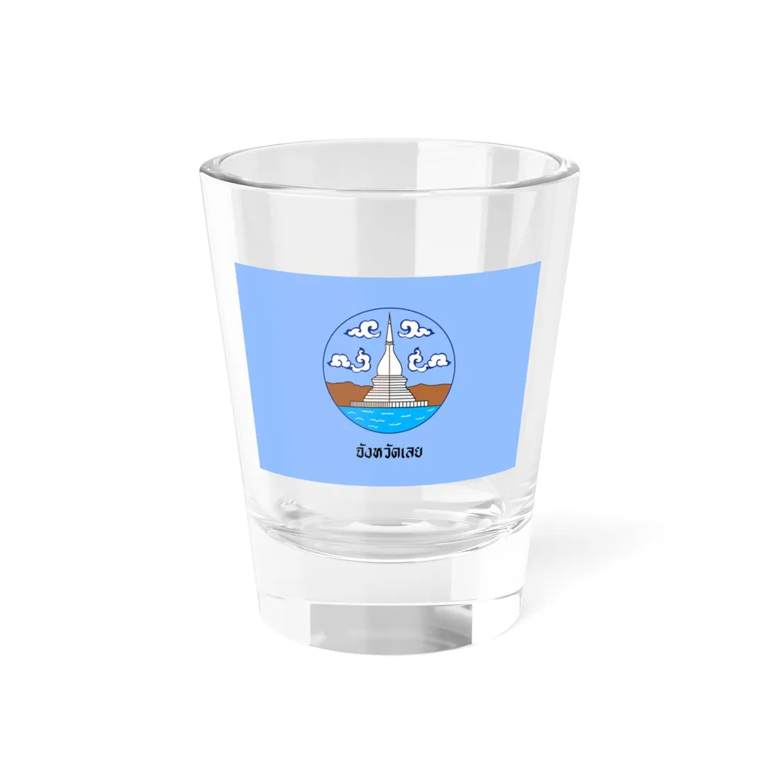 Flag of Loei (Thailand) Shot Glass 1.5oz 1.5oz - Go Mug Yourself