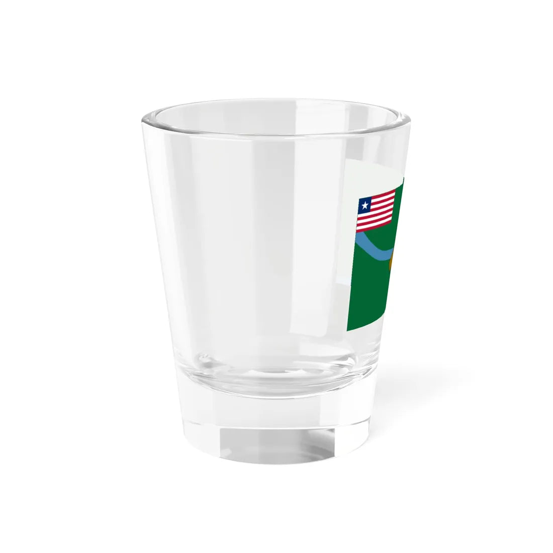 Flag of Lofa County (Liberia) Shot Glass 1.5oz - Go Mug Yourself