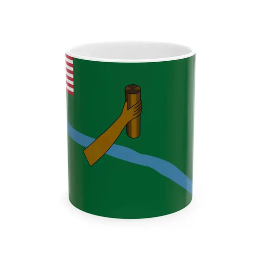Flag of Lofa County (Liberia) White Coffee Mug 11oz - Go Mug Yourself