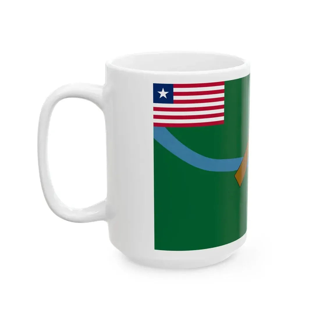 Flag of Lofa County (Liberia) White Coffee Mug - Go Mug Yourself
