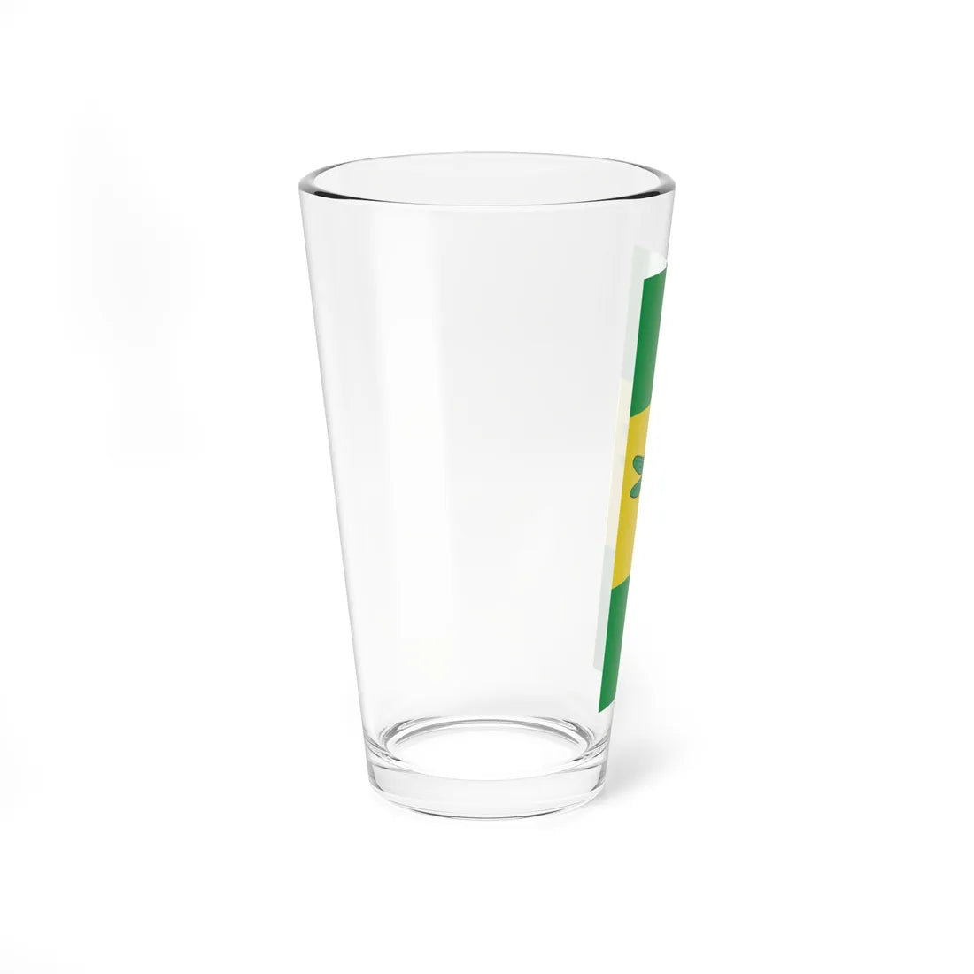 Flag of Log-Dragomer vertical (Slovenia) Pint Glass 16oz - Go Mug Yourself
