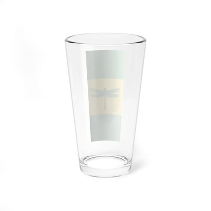 Flag of Log-Dragomer vertical (Slovenia) Pint Glass 16oz - Go Mug Yourself