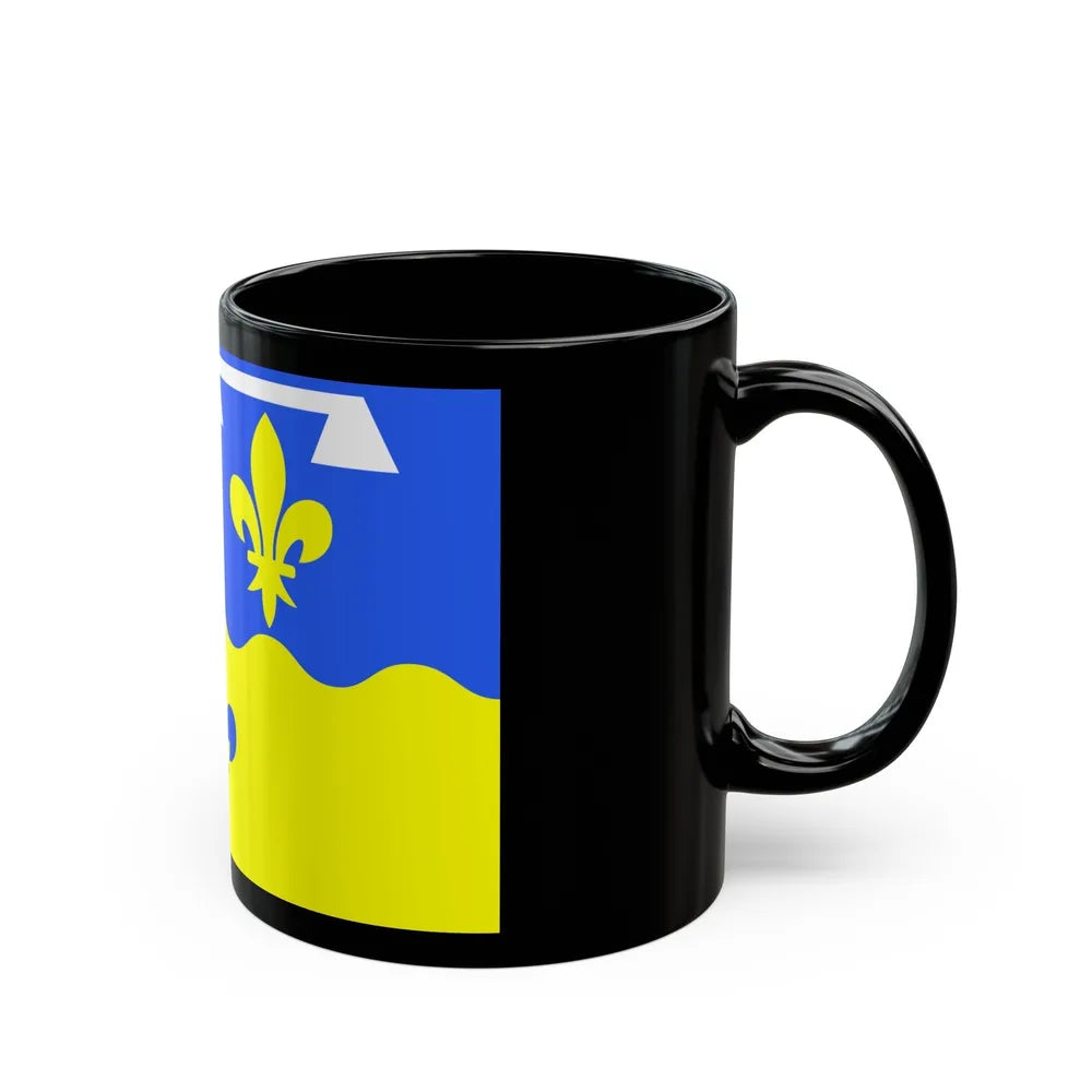 Flag of Loir et Cher France - Black Coffee Mug-Go Mug Yourself