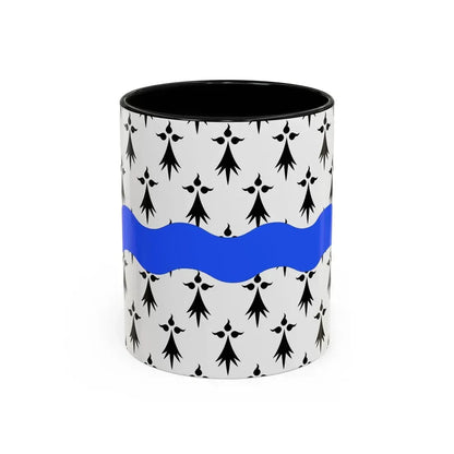 Flag of Loire Atlantique France 2 - Accent Coffee Mug 11oz Black - Go Mug Yourself