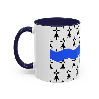 Flag of Loire Atlantique France 2 - Accent Coffee Mug - Go Mug Yourself