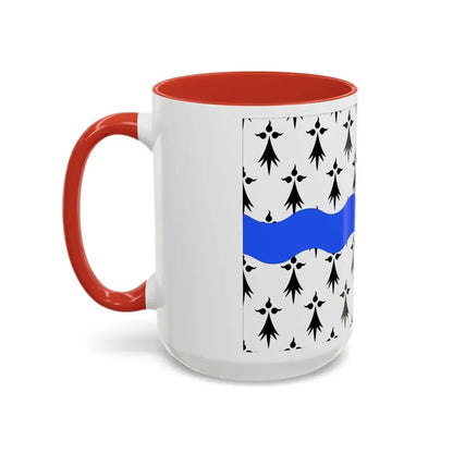 Flag of Loire Atlantique France 2 - Accent Coffee Mug - Go Mug Yourself