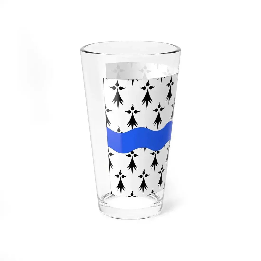 Flag of Loire Atlantique France 2 - Pint Glass 16oz - Go Mug Yourself