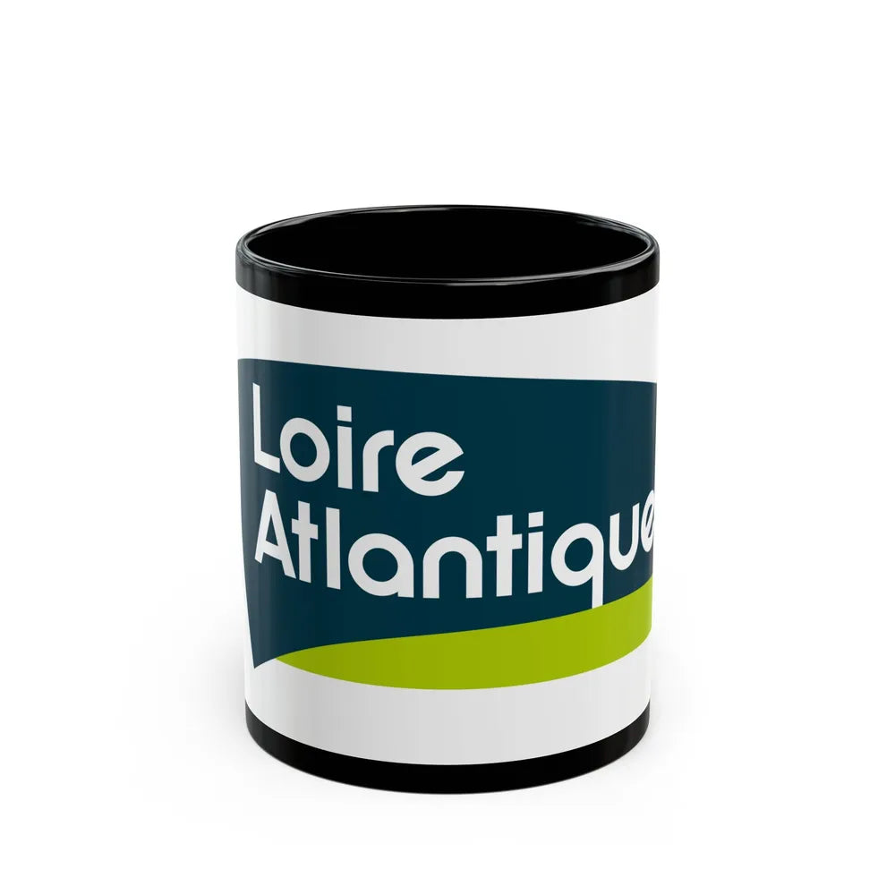 Flag of Loire Atlantique France - Black Coffee Mug-11oz-Go Mug Yourself