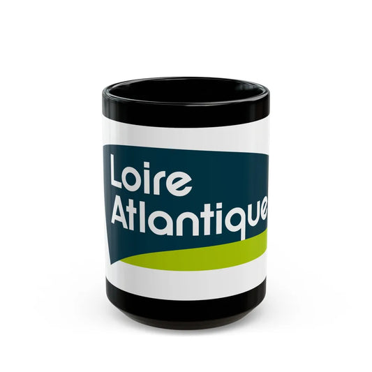 Flag of Loire Atlantique France - Black Coffee Mug-15oz-Go Mug Yourself