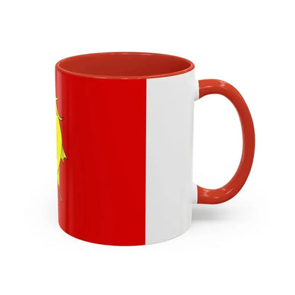 Flag of Loire France 2 - Accent Coffee Mug - Go Mug Yourself