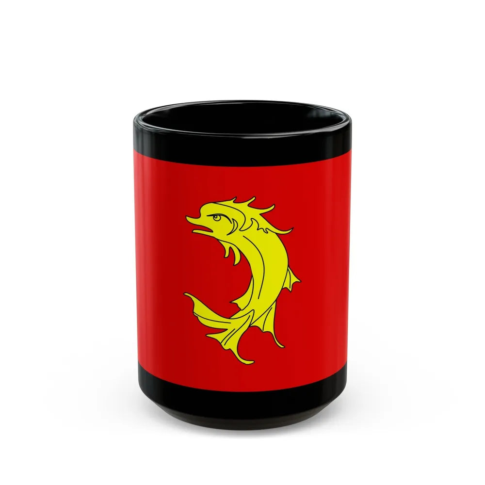 Flag of Loire France 2 - Black Coffee Mug-15oz-Go Mug Yourself