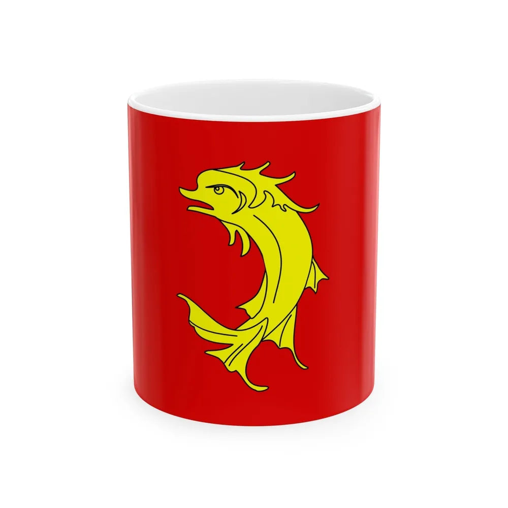 Flag of Loire France 2 - White Coffee Mug-11oz-Go Mug Yourself