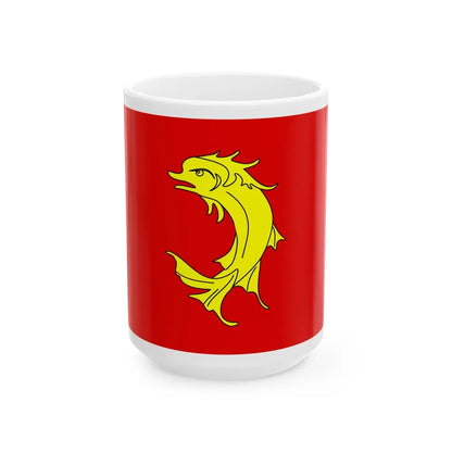 Flag of Loire France 2 - White Coffee Mug-15oz-Go Mug Yourself