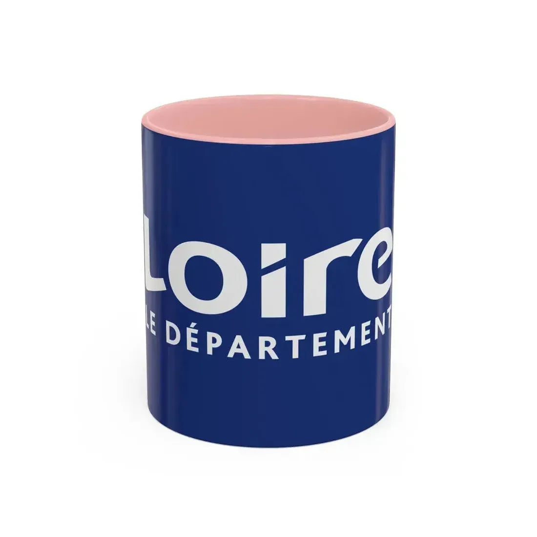 Flag of Loire France - Accent Coffee Mug 11oz Pink - Go Mug Yourself