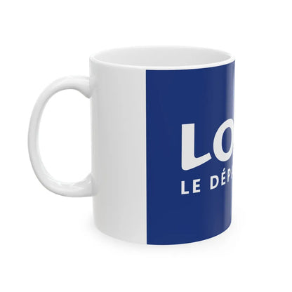 Flag of Loire France - White Coffee Mug-Go Mug Yourself