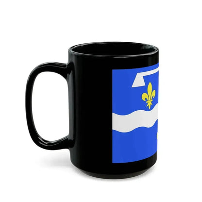 Flag of Loiret France 2 - Black Coffee Mug - Go Mug Yourself