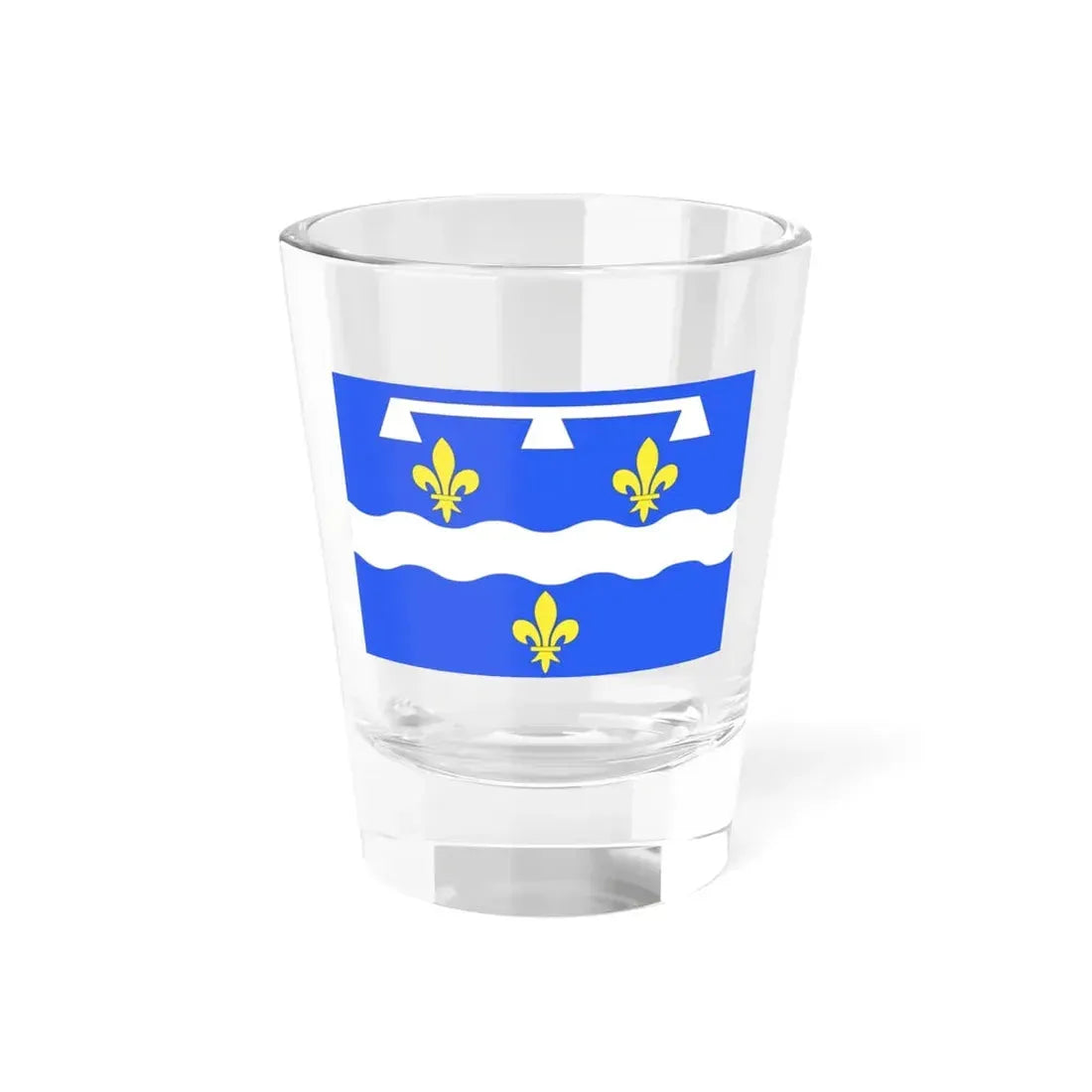 Flag of Loiret France 2 - Shot Glass 1.5oz 1.5oz - Go Mug Yourself