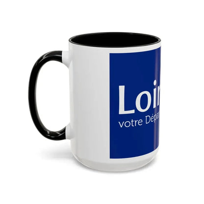 Flag of Loiret France - Accent Coffee Mug - Go Mug Yourself