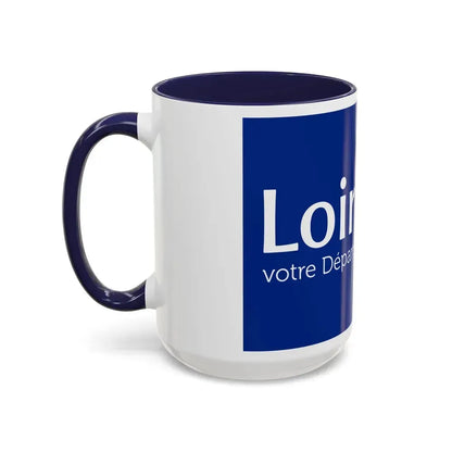 Flag of Loiret France - Accent Coffee Mug - Go Mug Yourself