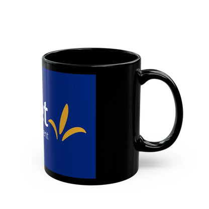 Flag of Loiret France - Black Coffee Mug-Go Mug Yourself