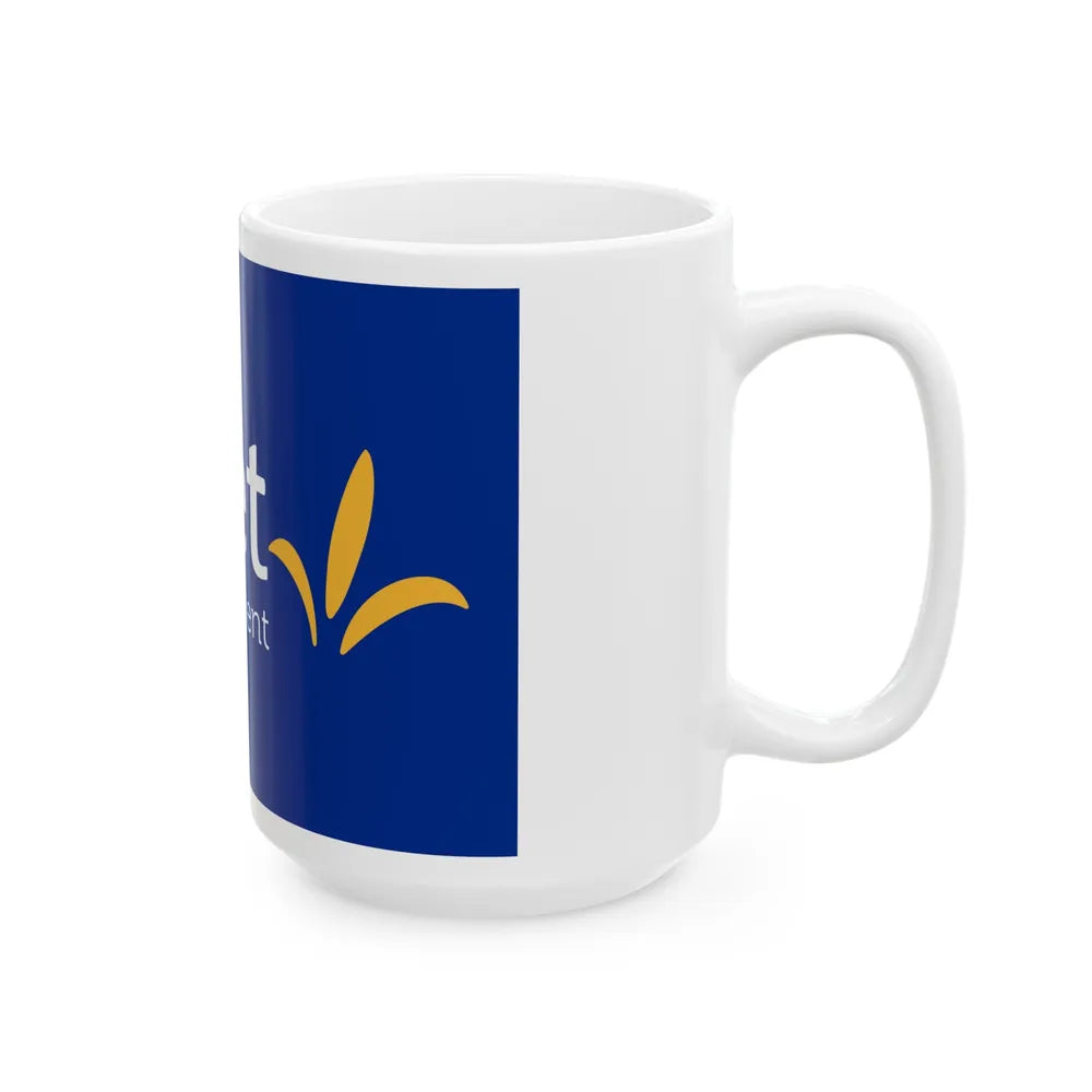 Flag of Loiret France - White Coffee Mug-Go Mug Yourself