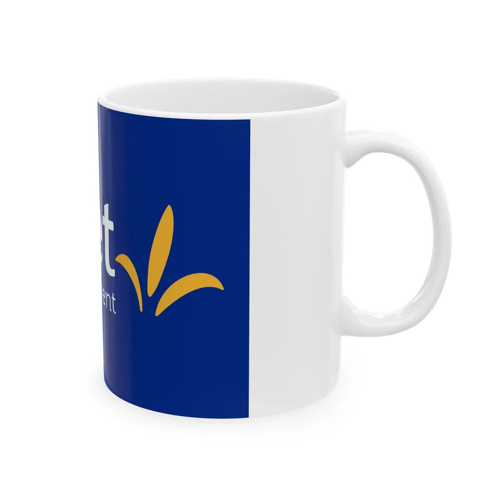 Flag of Loiret France - White Coffee Mug-Go Mug Yourself