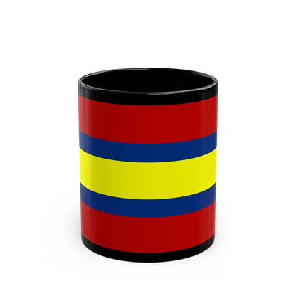 Flag of Loja Ecuador - Black Coffee Mug-11oz-Go Mug Yourself