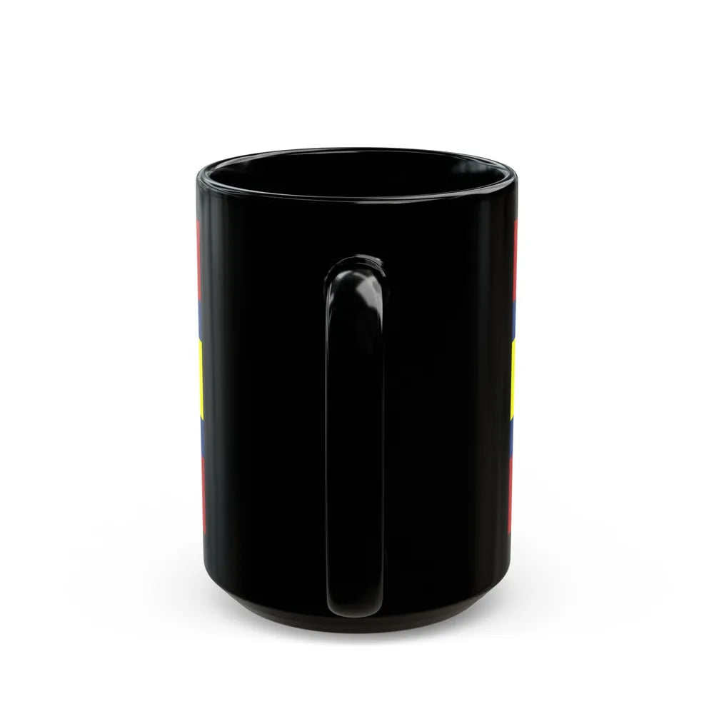 Flag of Loja Ecuador - Black Coffee Mug-Go Mug Yourself