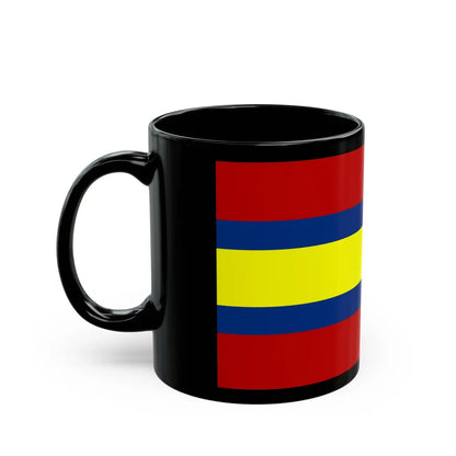 Flag of Loja Ecuador - Black Coffee Mug-Go Mug Yourself