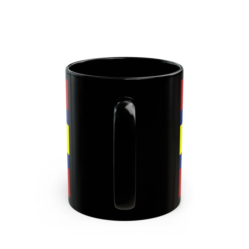 Flag of Loja Ecuador - Black Coffee Mug-Go Mug Yourself