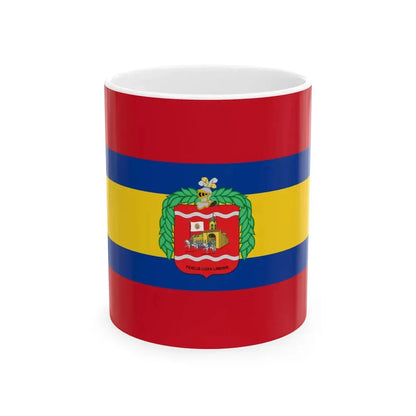 Flag of Loja Ecuador (Ecuador) White Coffee Mug 11oz - Go Mug Yourself