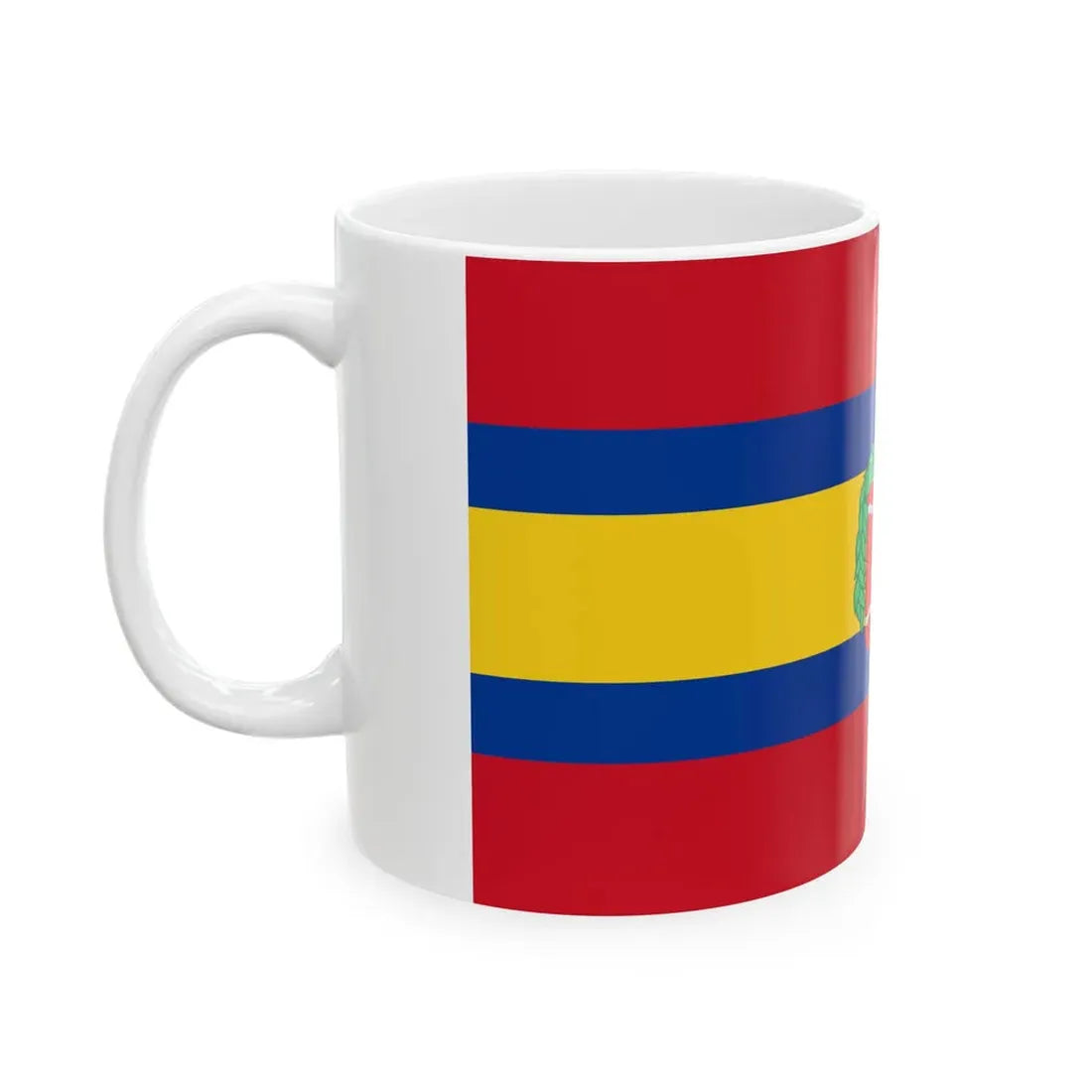 Flag of Loja Ecuador (Ecuador) White Coffee Mug - Go Mug Yourself