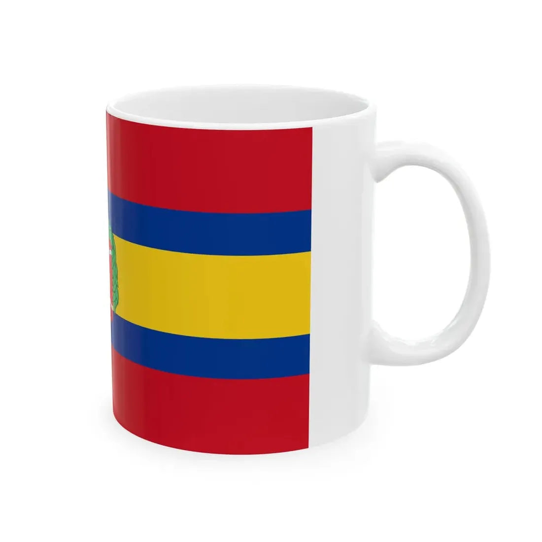 Flag of Loja Ecuador (Ecuador) White Coffee Mug - Go Mug Yourself