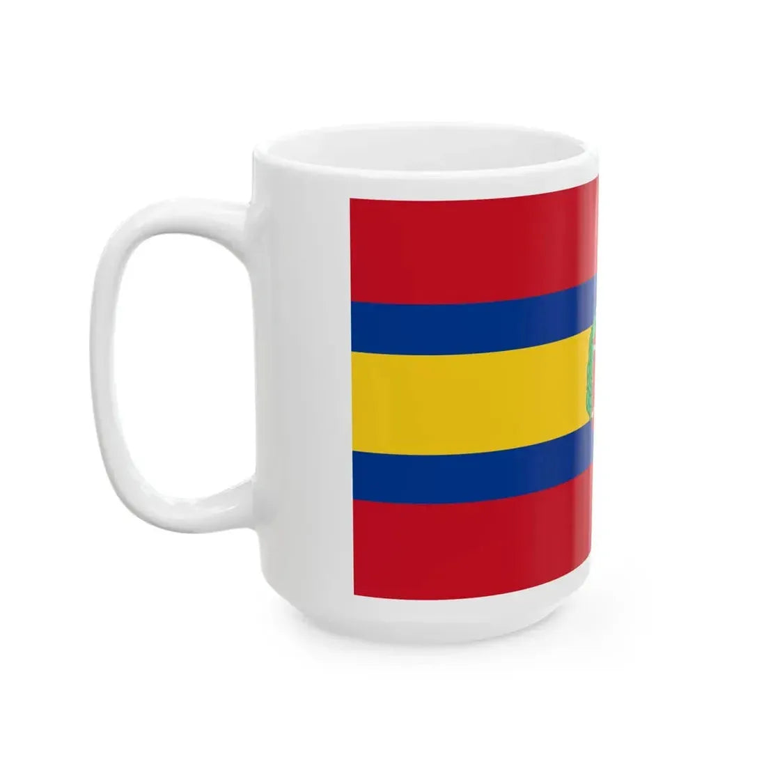 Flag of Loja Ecuador (Ecuador) White Coffee Mug - Go Mug Yourself