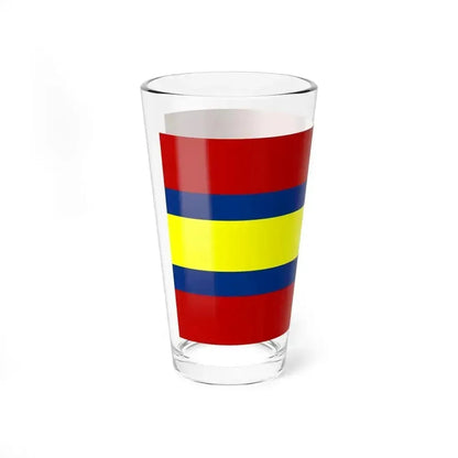 Flag of Loja Ecuador - Pint Glass 16oz - Go Mug Yourself