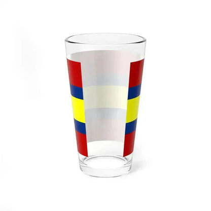 Flag of Loja Ecuador - Pint Glass 16oz - Go Mug Yourself
