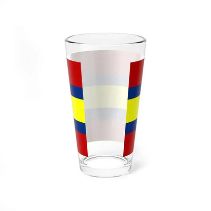 Flag of Loja Ecuador - Pint Glass 16oz - Go Mug Yourself