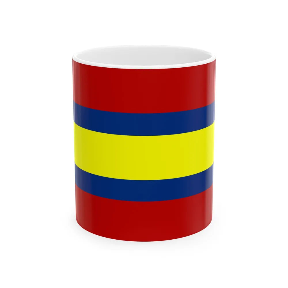 Flag of Loja Ecuador - White Coffee Mug-11oz-Go Mug Yourself