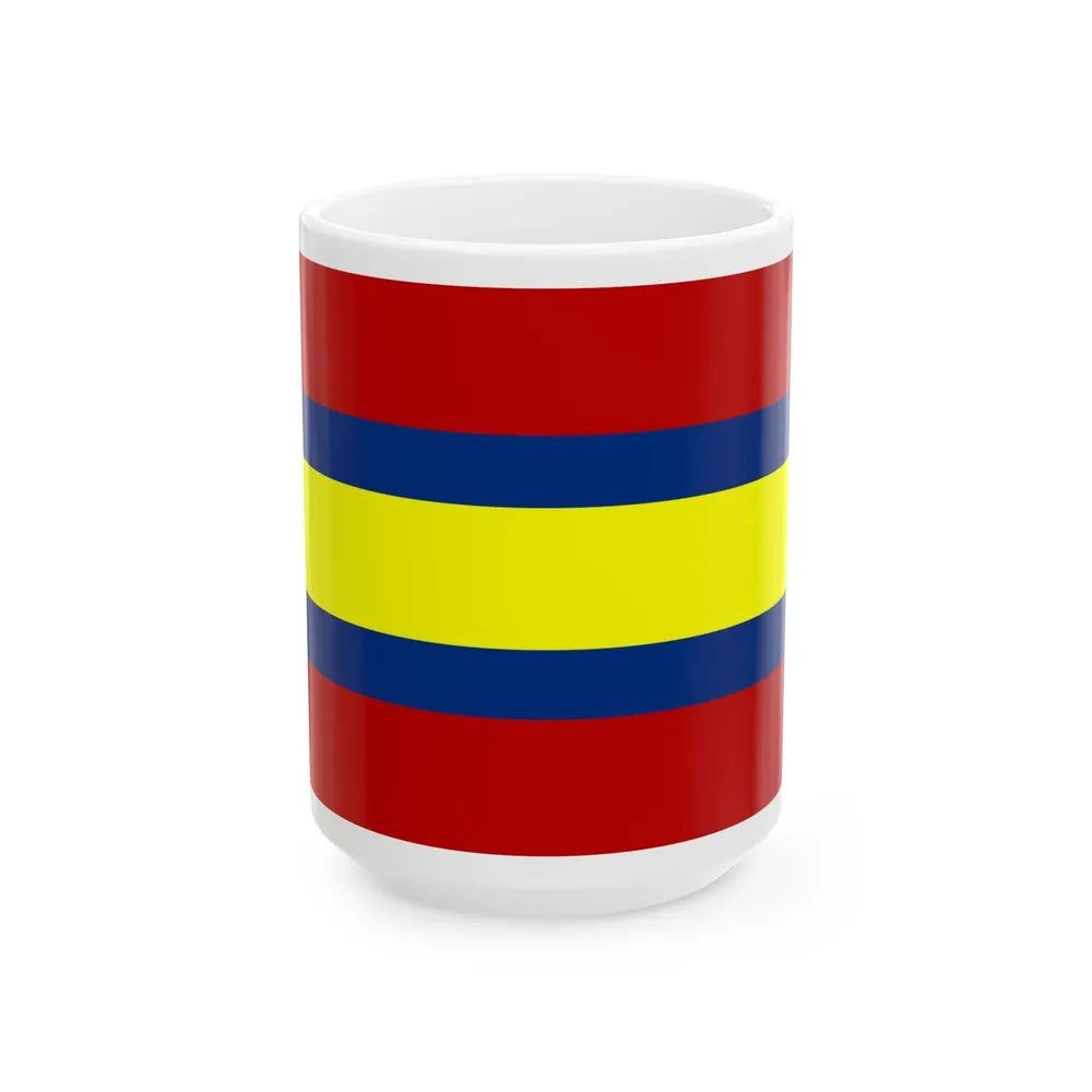 Flag of Loja Ecuador - White Coffee Mug-15oz-Go Mug Yourself