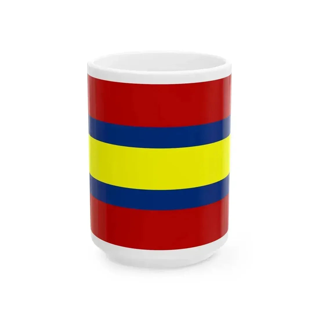 Flag of Loja Ecuador - White Coffee Mug 15oz - Go Mug Yourself