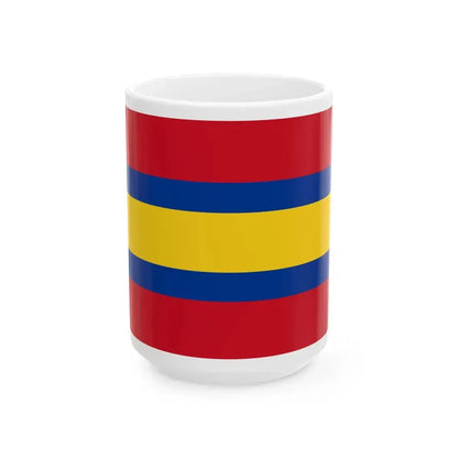 Flag of Loja (Ecuador) White Coffee Mug 15oz - Go Mug Yourself